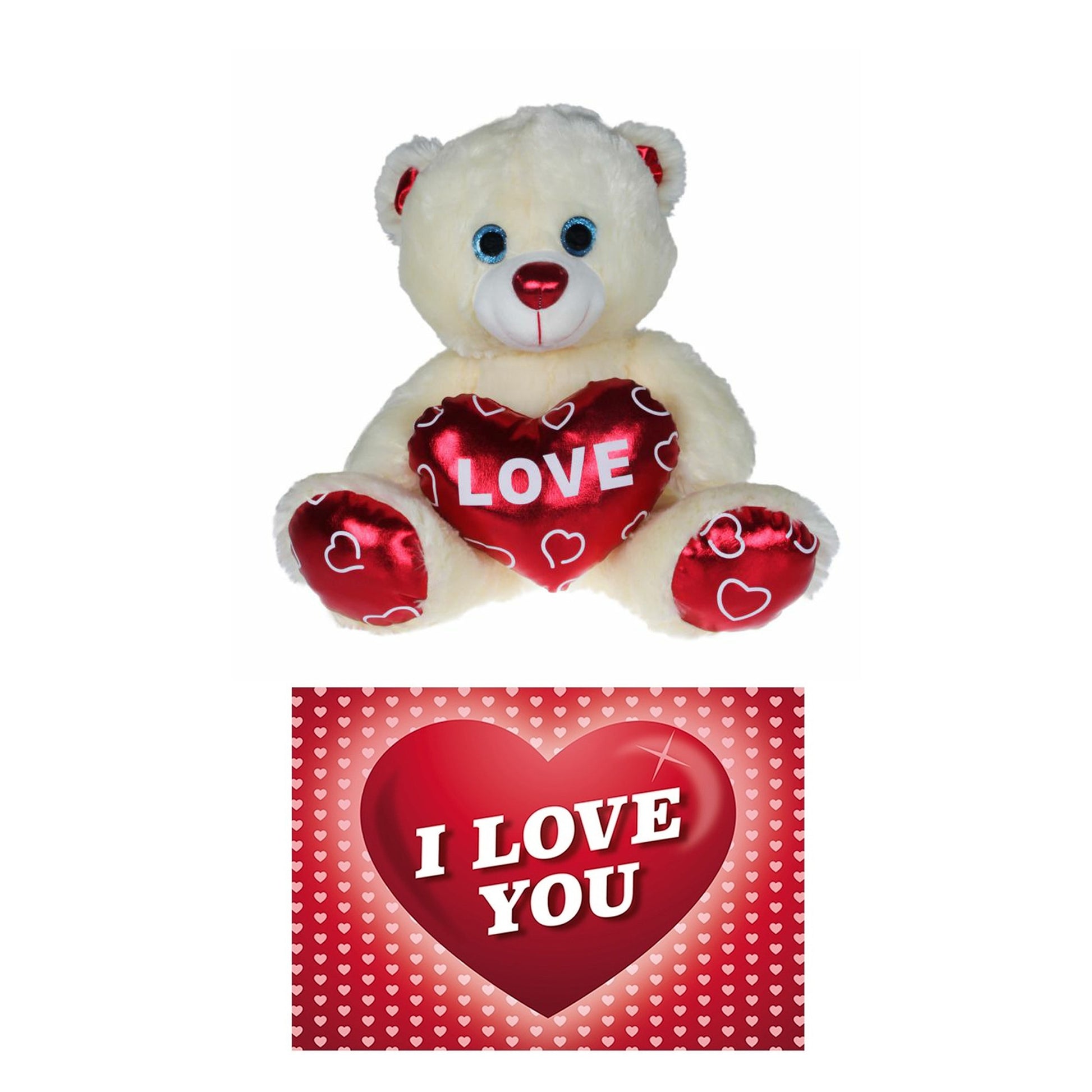 pluche-knuffelbeer-20-cm-met-wit-rood-valentijn-love-hartje-incl-hartjes-wenskaart_10373540-1