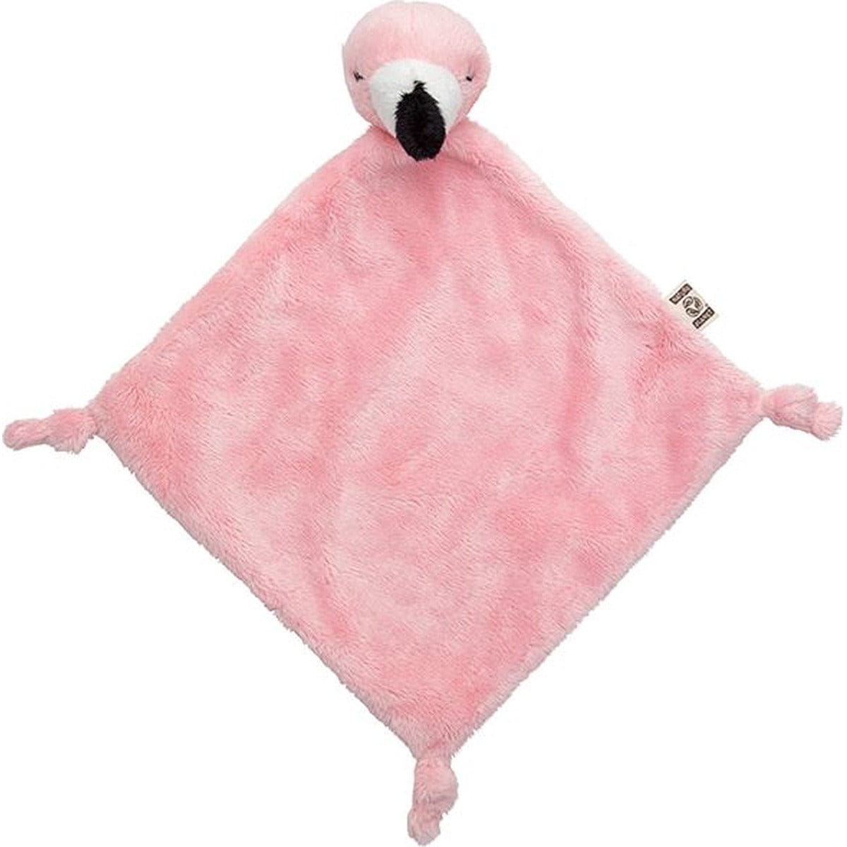Nature Planet knuffeldoekje flamingo - pluche - 40 cm - babycadeau