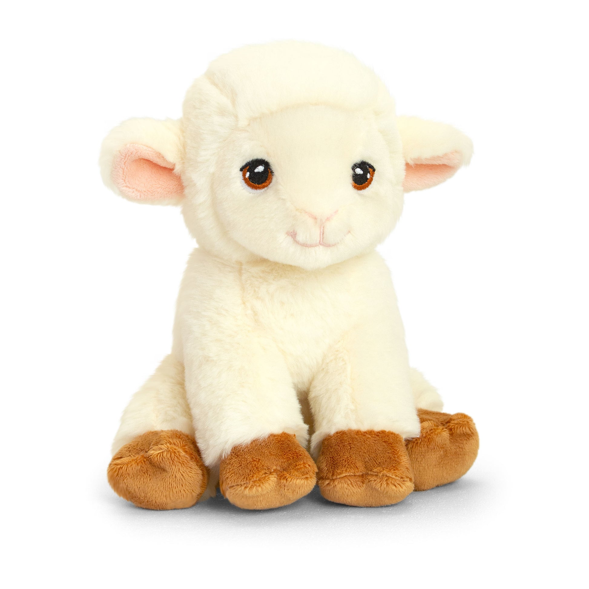 keel-toys-pluche-knuffel-dier-schaap--lammetje-wit-19-cm-boerderij-speelgoed_10350542