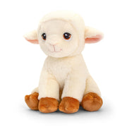 Keel Toys schaap knuffel - pluche - 25 cm - boerderij dier - lammetje - knuffeldier - Pluchen speelgoed