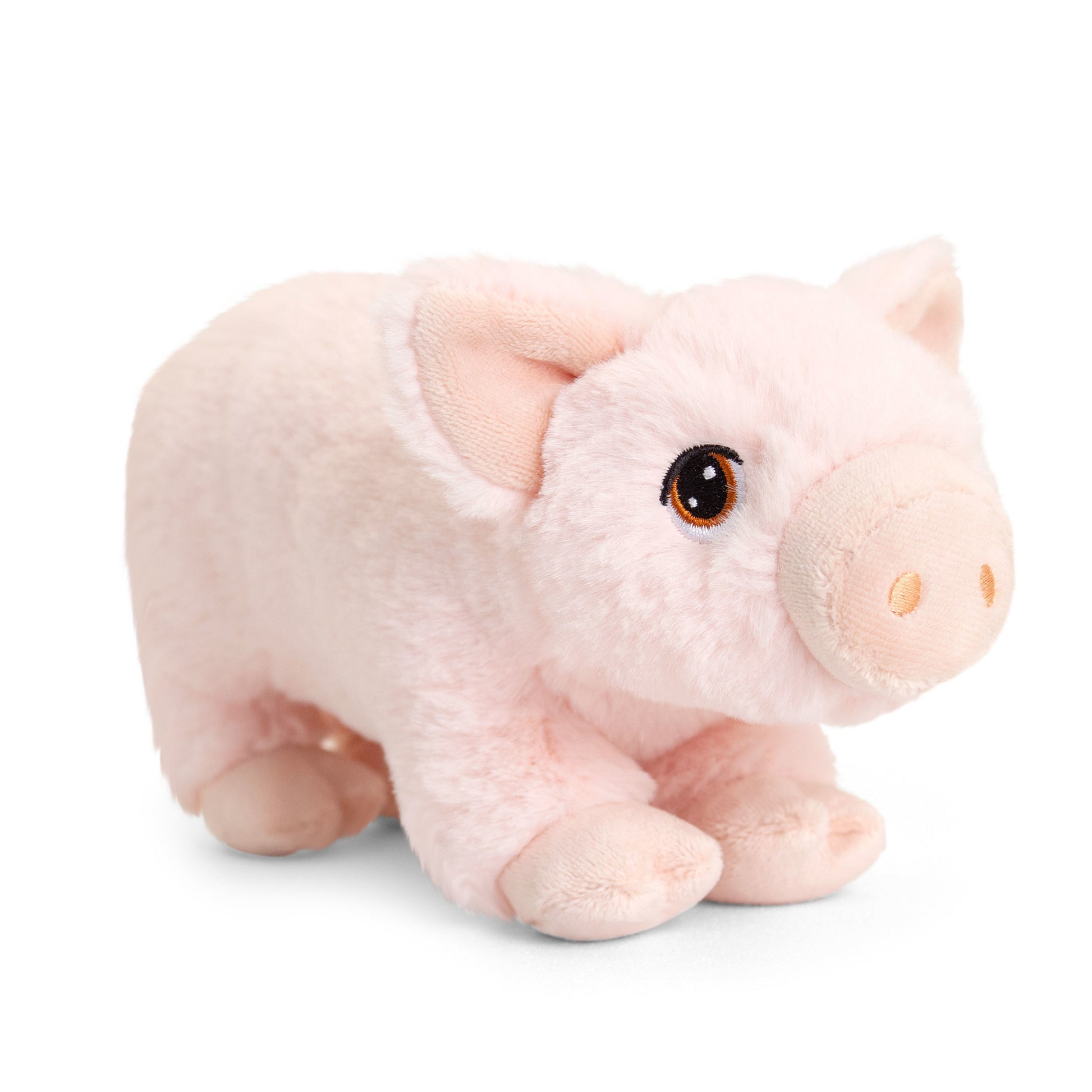 pluche-knuffel-dier-roze-varken-biggetje-18-cm_10350544