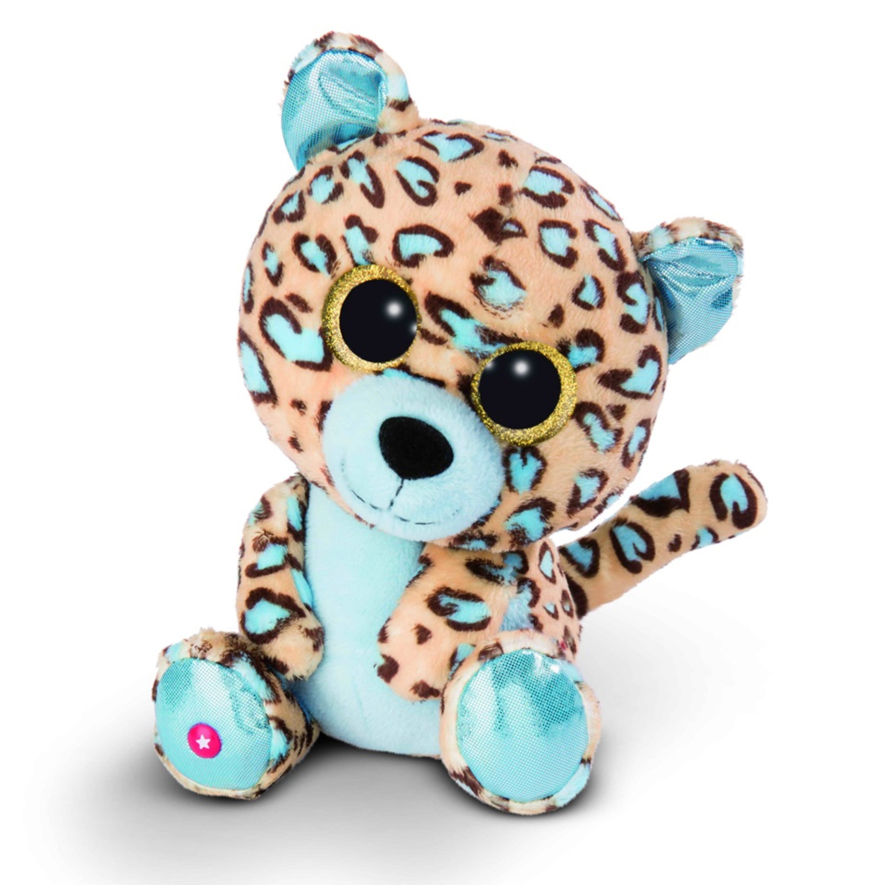nici-luipaard-jaguar-lassi-pluche-knuffel-beige-blauw-25-cm_10376545-2