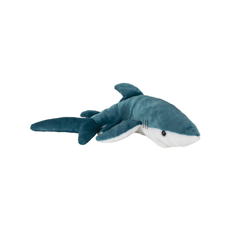 Nature Planet blauwe haai knuffel - pluche - 40 cm - zeedier - Pluchen speelgoed