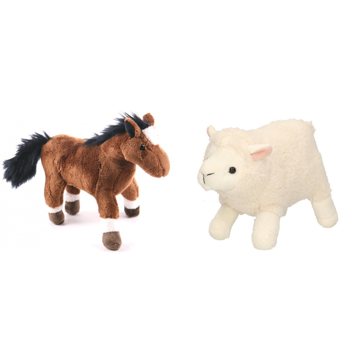 pluche-knuffel-boerderijdieren-set-schaap-lammetje-en-paard-van-20-cm_10351549