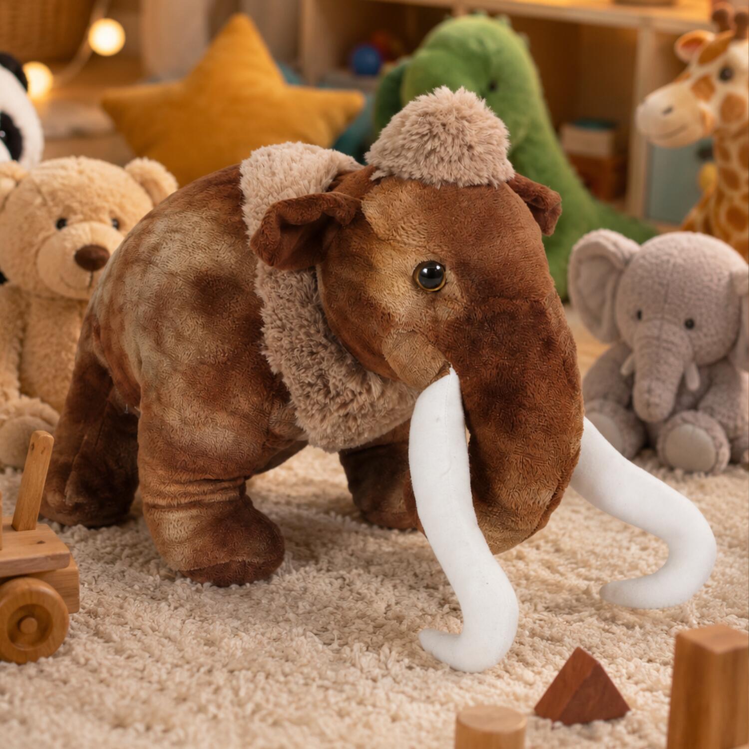 mammoet-knuffel-pluche-bruin-41-cm-dierenknuffel_10431554-6