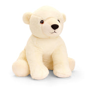 Keel Toys ijsbeer knuffel - pluche - 35 cm - Pluchen speelgoed