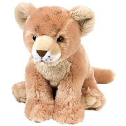 Wild Republic leeuwenwelp knuffel - beige - pluche - 30 cm - Pluchen speelgoed
