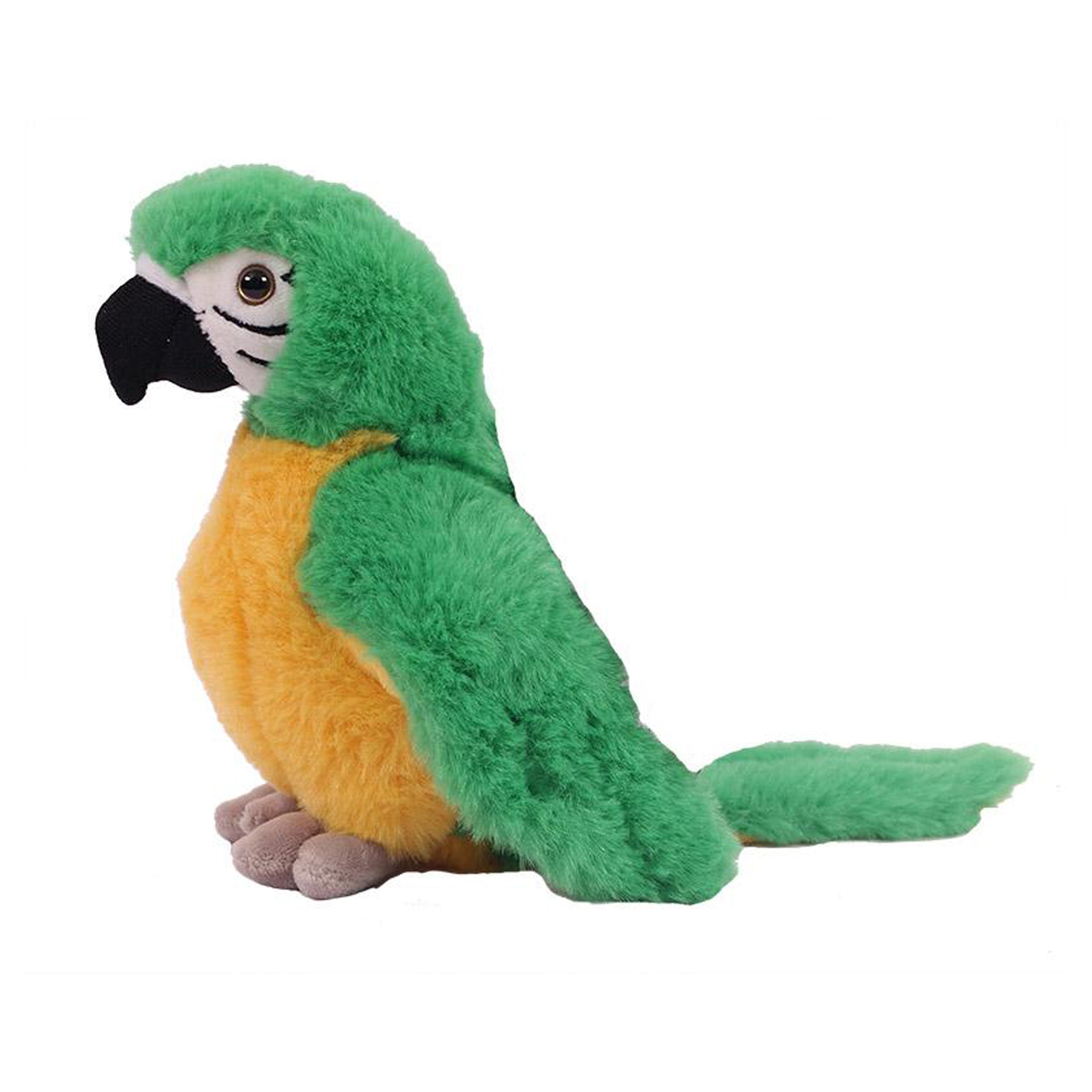 knuffeldier-papegaai-zachte-pluche-stof-premium-kwaliteit-knuffels-groen-20-cm_10431568-1