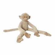 Happy Horse aap knuffel - pluche - beige - 45 cm - hangend - knuffeldier - knuffel - bosdieren