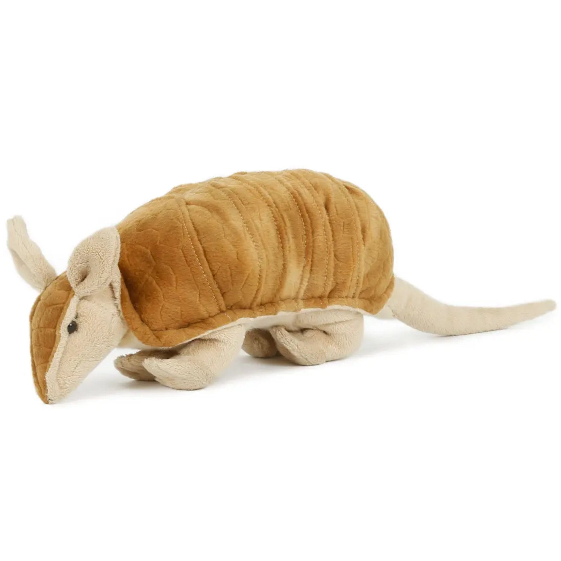 Semo gordeldier knuffel - pluche - bruin - 28 cm - Pluchen speelgoed