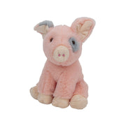 Nature Planet varken knuffel - pluche - 22 cm - biggetje - Pluchen speelgoed