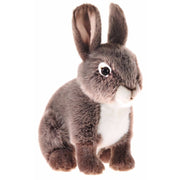 Pluche konijn knuffel - zittend - 21 cm - boerderij knuffel - Pluchen speelgoed