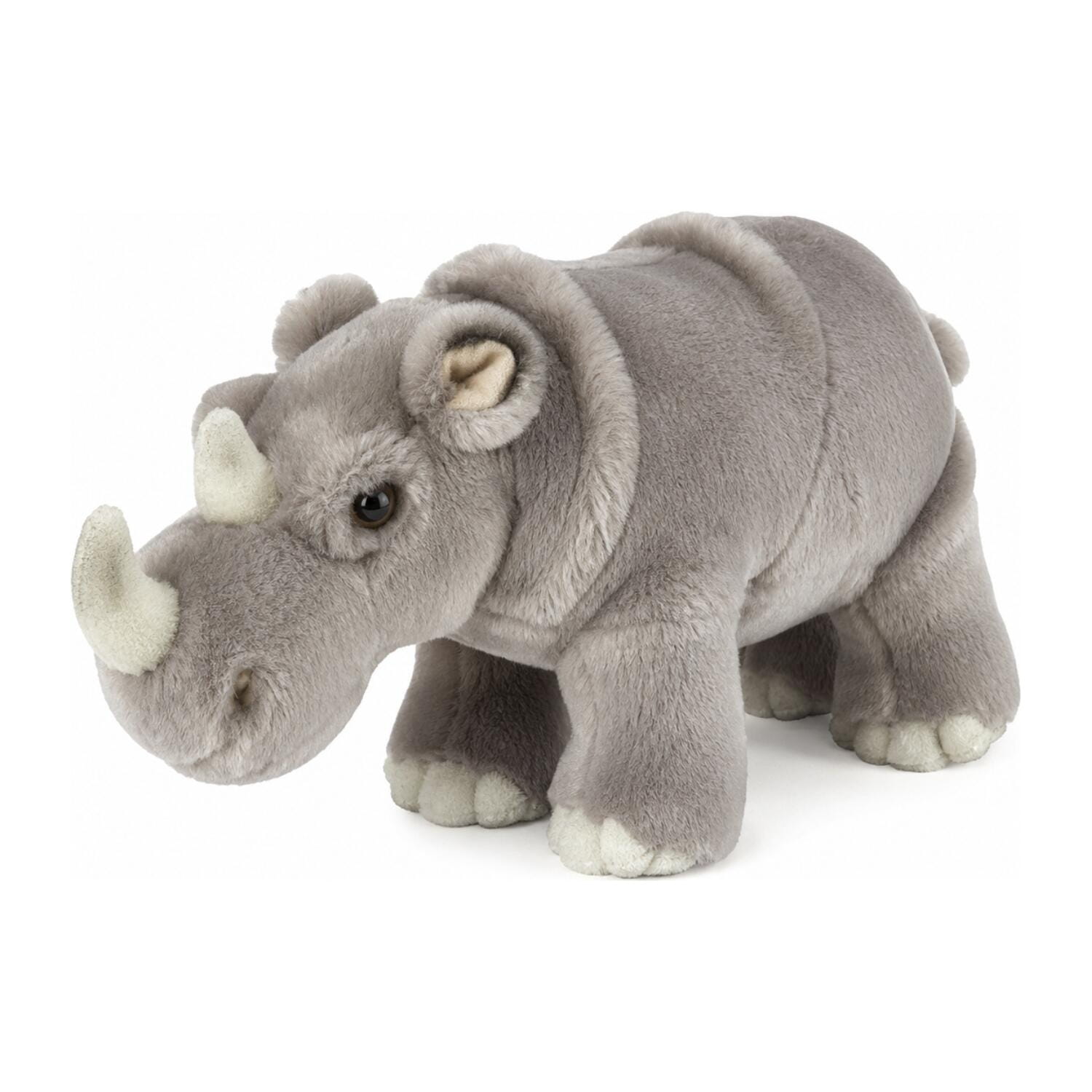 Ravensden neushoorn knuffel - pluche - 28 cm - dierenknuffel - Pluchen speelgoed