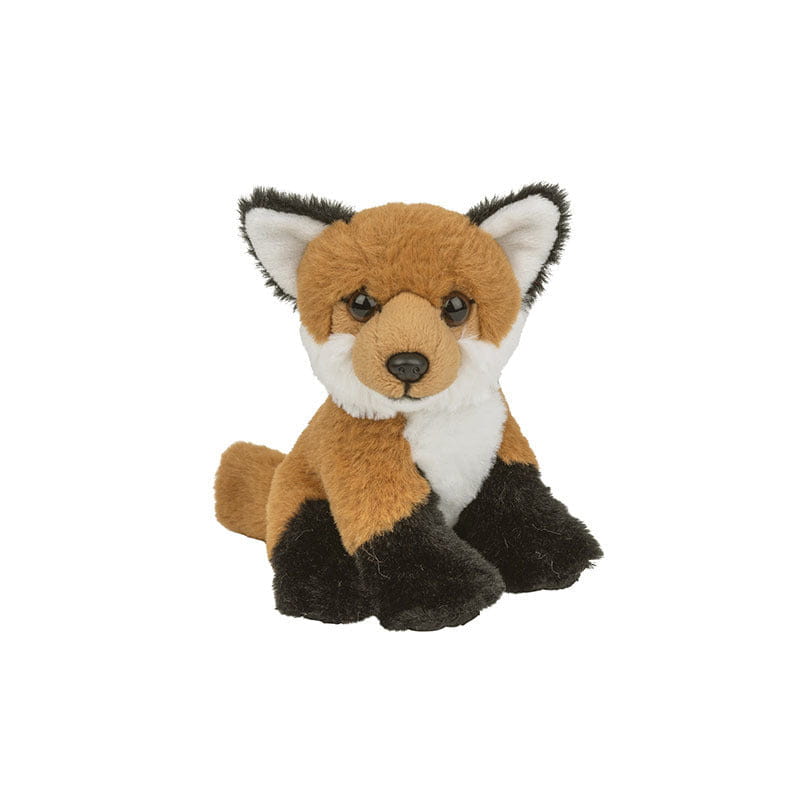 Pluche vos puppy knuffel - pluche - 12 cm - bosdier - knuffel - Pluchen speelgoed