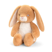 Konijn knuffel bruin/wit - pluche - 25 cm - knuffeldier - Pluchen speelgoed