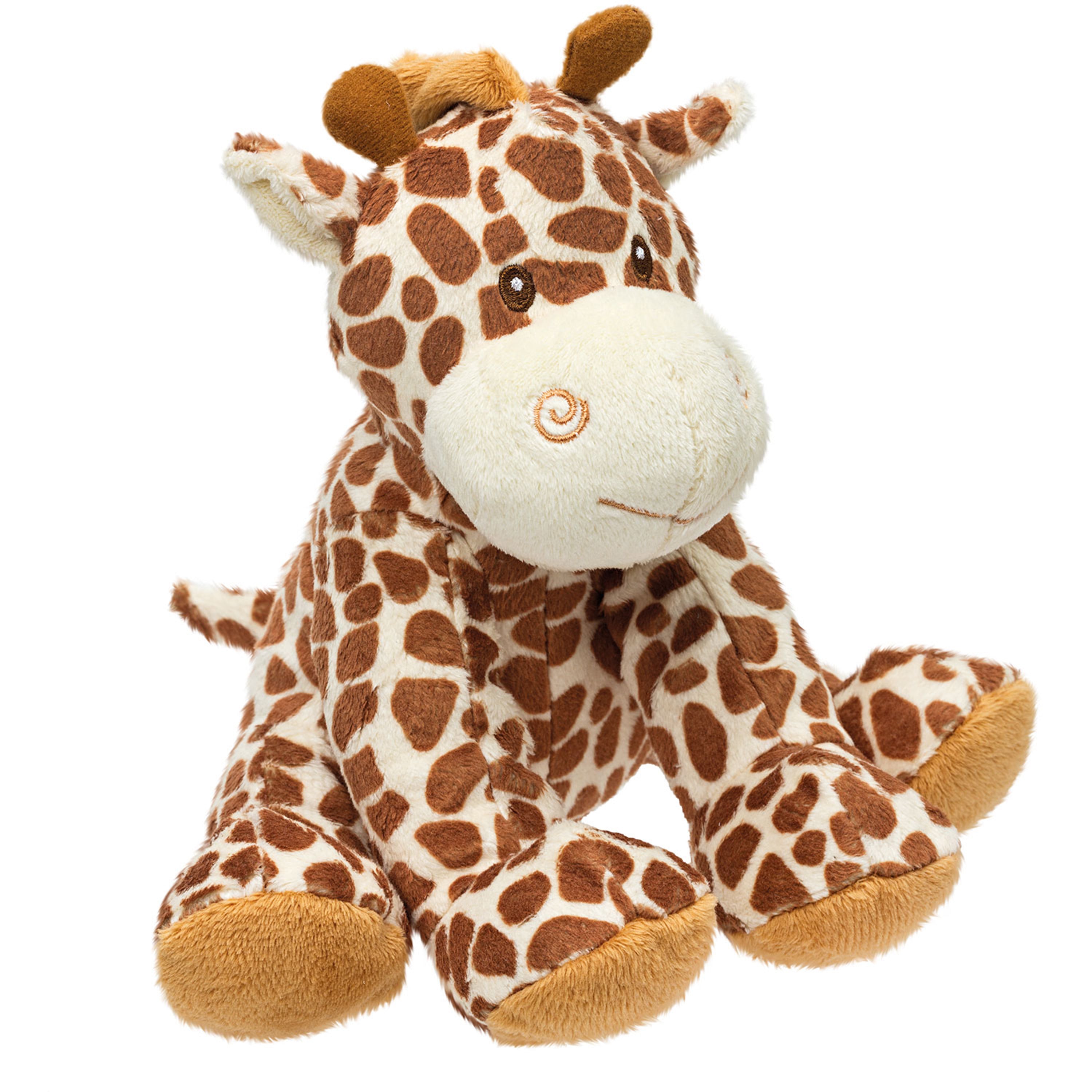 suki-gifts-pluche-gevlekte-giraffe-knuffeldier-lichtbruin-wit-zittend-18-cm_10404577-1
