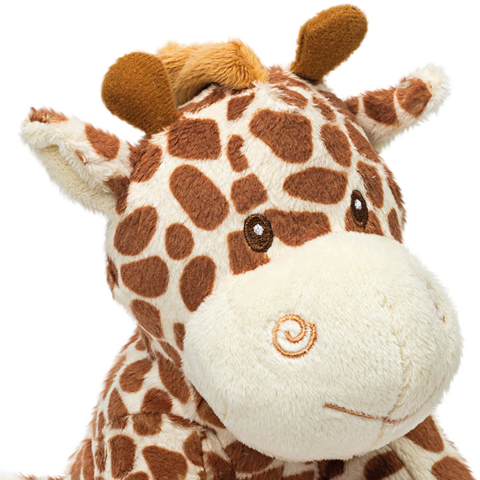 suki-gifts-pluche-gevlekte-giraffe-knuffeldier-lichtbruin-wit-zittend-18-cm_10404577-2
