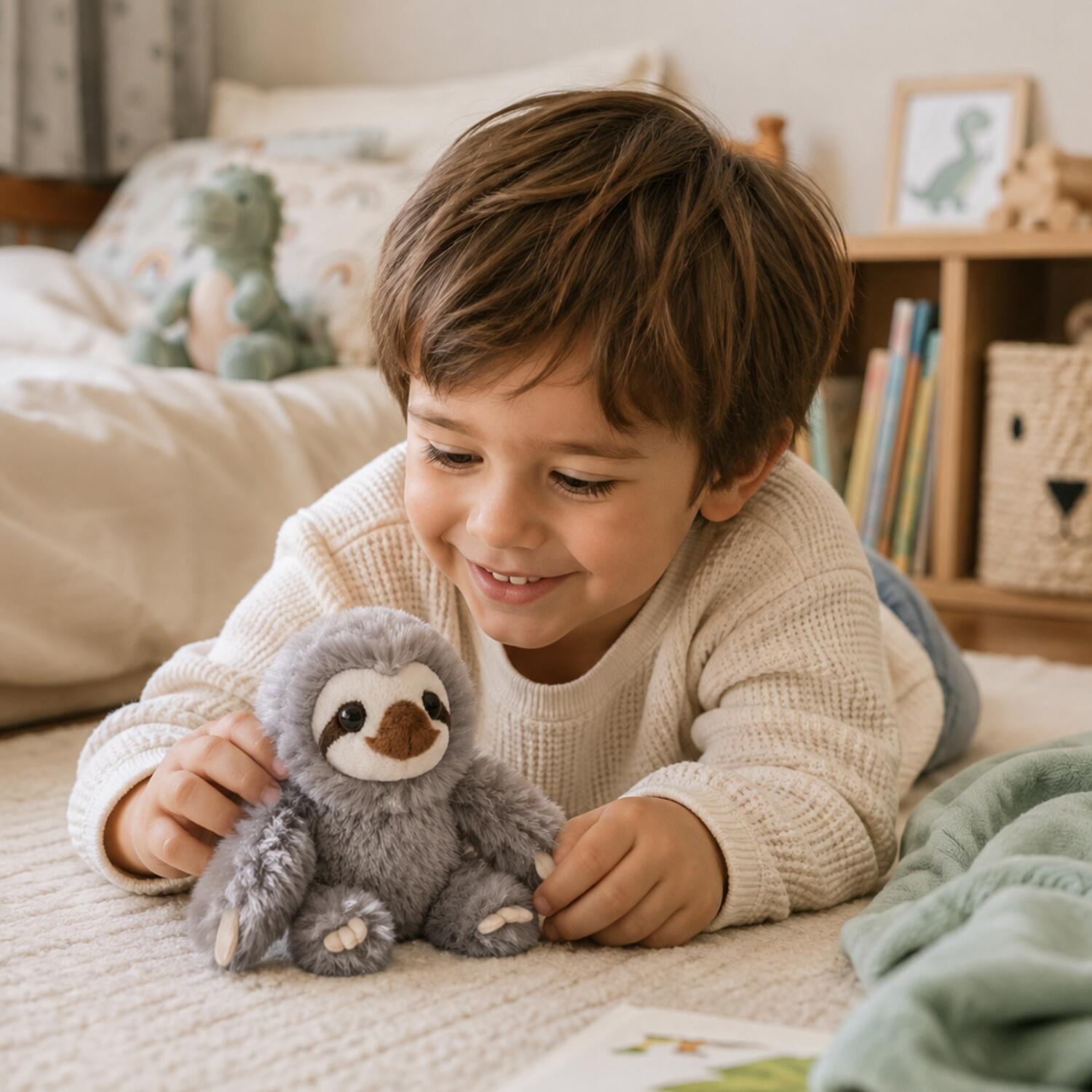 wild-republic-luiaard-knuffel-grijs-pluche-13-cm-dierenknuffel_10331578-3