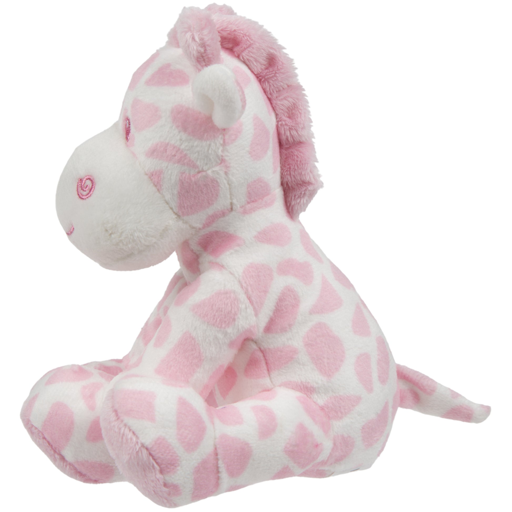 suki-gifts-pluche-gevlekte-giraffe-knuffel-roze-wit-14-cm_10404579