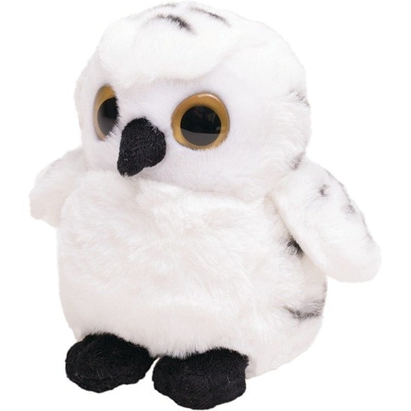Sneeuwuil knuffel - pluche - 13 cm - wit - vogel - speelgoed - Pluchen speelgoed