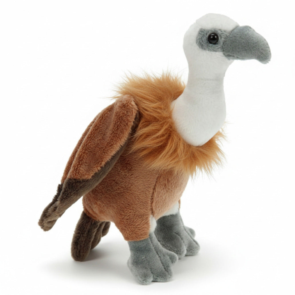 pluche-vale-gier-knuffel-vogel-bruin-21-cm-knuffeldieren_10120582-2