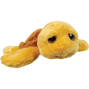 Suki Gifts zeeschildpad Jules knuffel - pluche - okergeel - 14 cm - Pluchen speelgoed