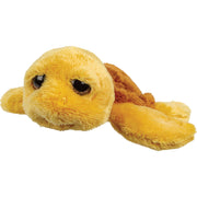 Suki Gifts Jules zeeschildpad knuffel - pluche - 24 cm - okergeel - Pluchen speelgoed
