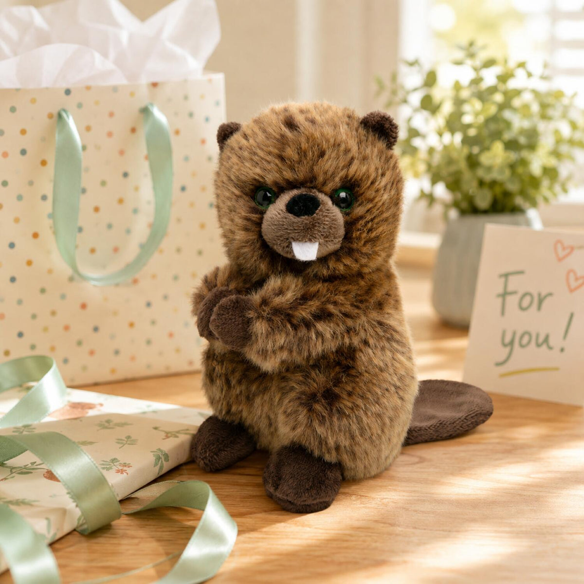 pluche-bever-knuffel-bruin-19-cm-dierenknuffel_10163590-9