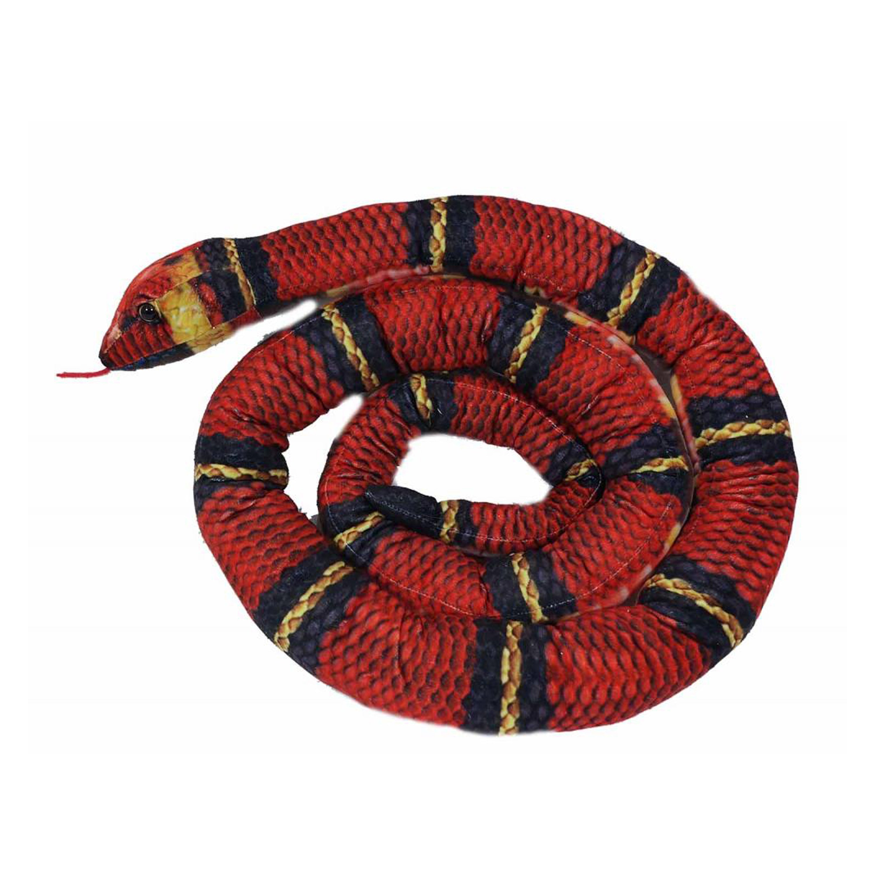 slang-knuffeldier-pluche-rood-200-cm-dierenknuffel_10431591