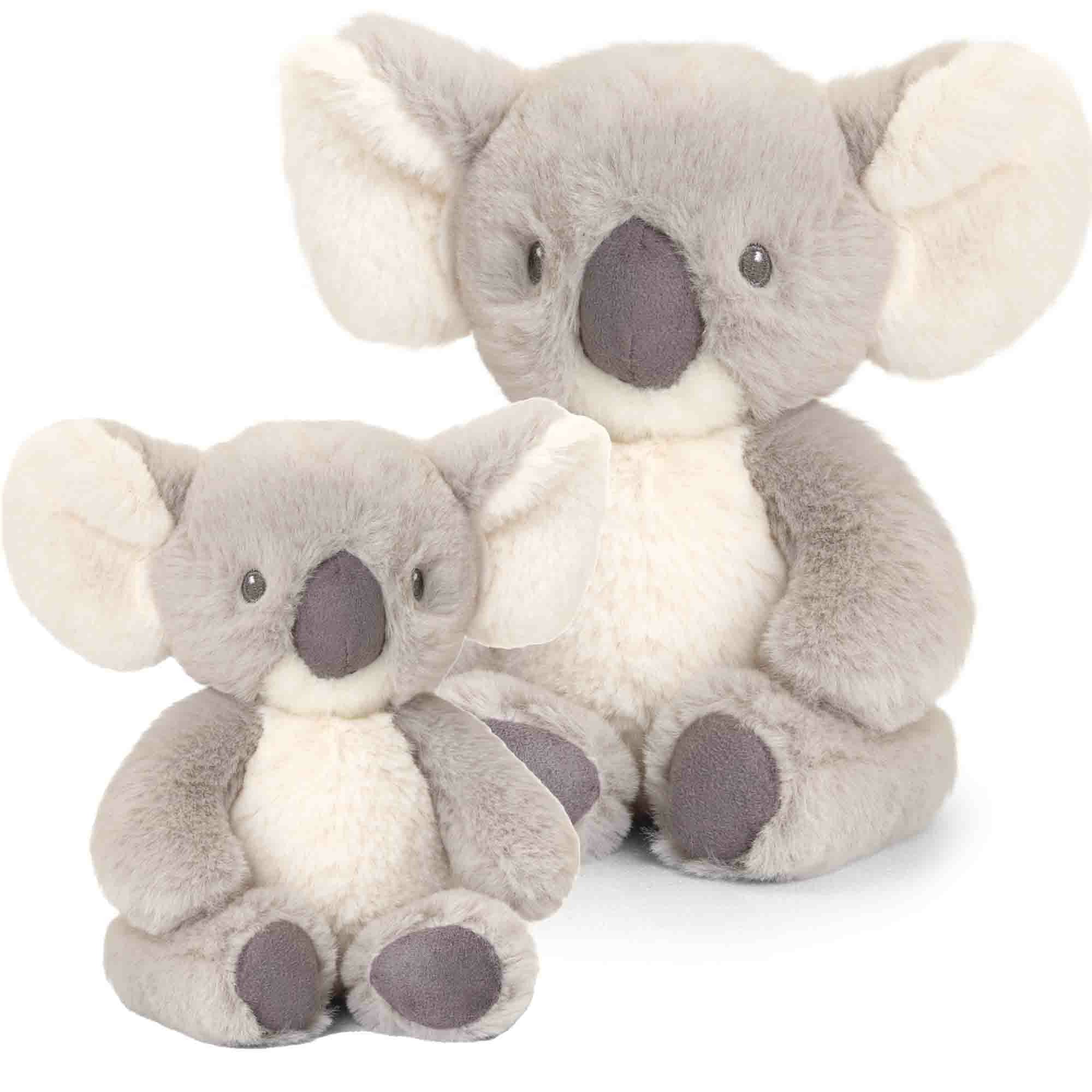 keel-toys-koala-knuffels-pluche-14-en-25-cm-grijs-set_10365592