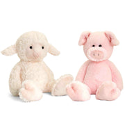 pluche-knuffels-varken-en-lammetje-boerderij-vriendjes-18-cm_10365594