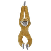 Gibbon knuffel - pluche - lichtbruin - 98 cm - Pluchen speelgoed