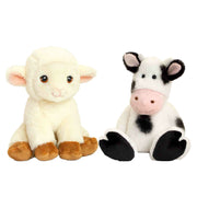 pluche-knuffels-lammetje-en-koe-boerderij-vriendjes-18-cm_10365598