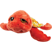 Suki Gifts Jules zeeschildpad knuffel - rood - 24 cm - Pluchen speelgoed