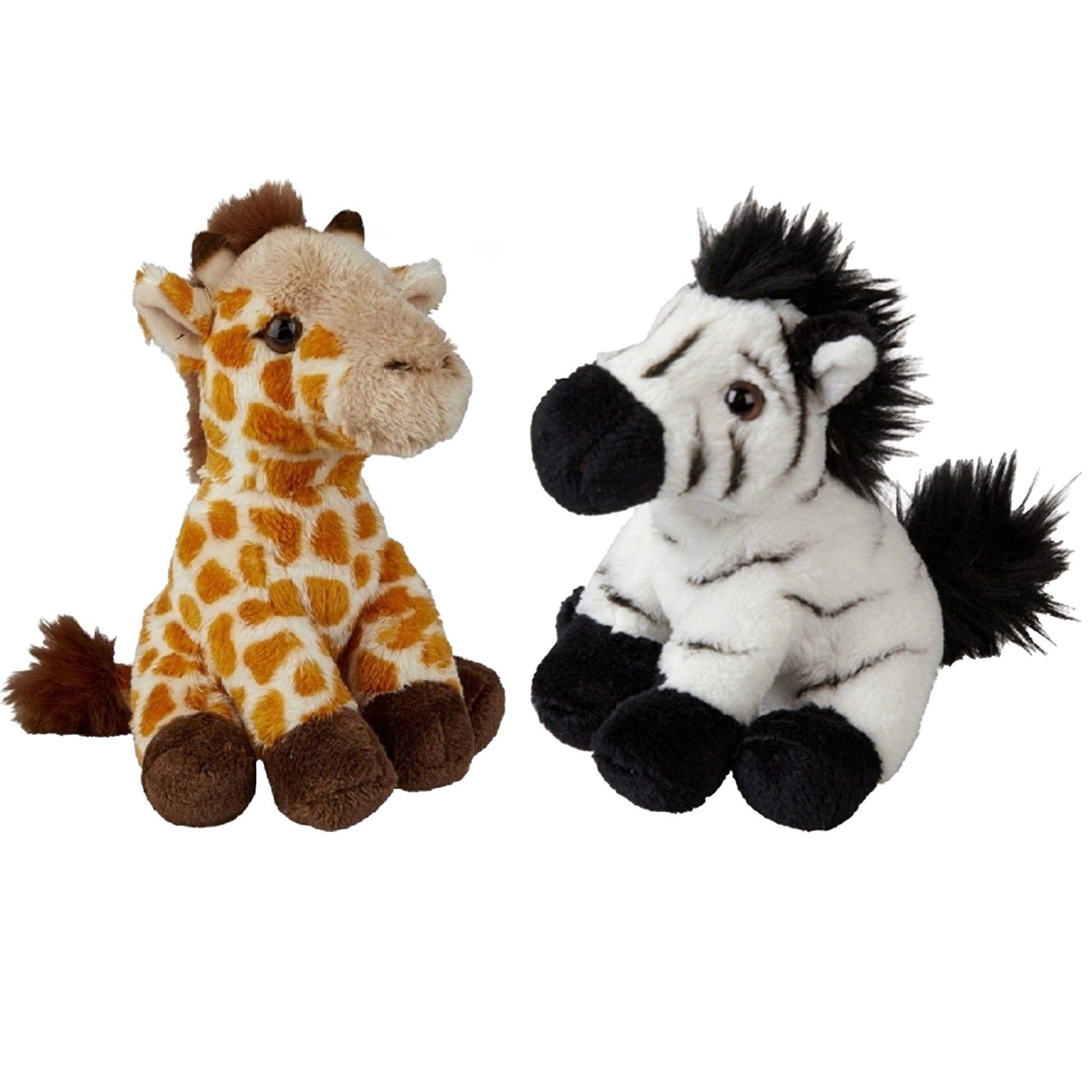 ravensden-safari-dieren-knuffels-2x-stuks-zebra-en-giraffe-15-cm-dieren-knuffels_10363606