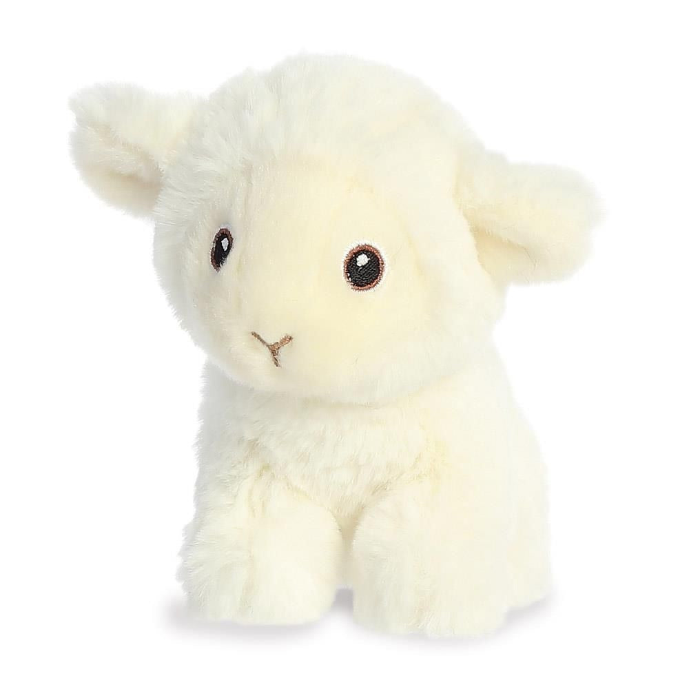 aurora-knuffel-schaap-pluche-lammetje-13-cm-boerderij-knuffeldier_10347607-1