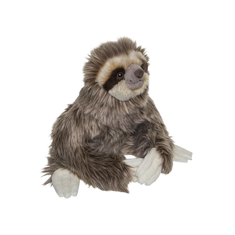 Nature Planet luiaard knuffel - pluche - 30 cm - bruin - Pluchen speelgoed