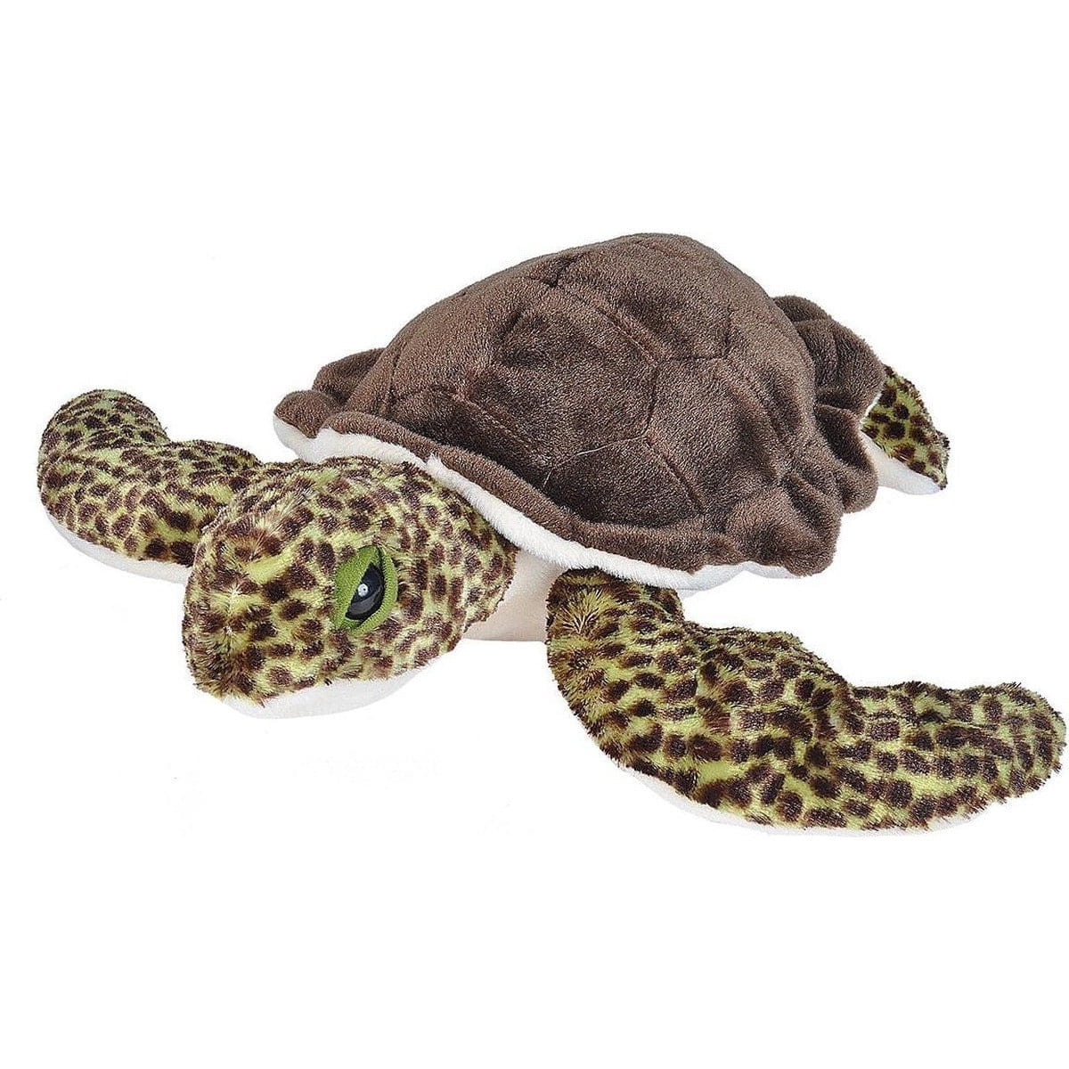 Wild Republic zeeschildpad knuffel - pluche - 30 cm - dierenknuffel - Pluchen speelgoed