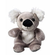 MBW koala knuffel - grijs - pluche - 11 cm - zittend model - Pluchen speelgoed