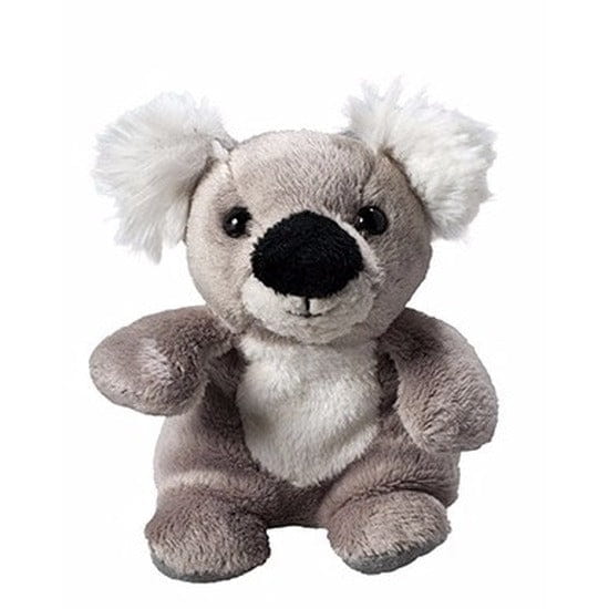 MBW koala knuffel - grijs - pluche - 11 cm - zittend model - Pluchen speelgoed