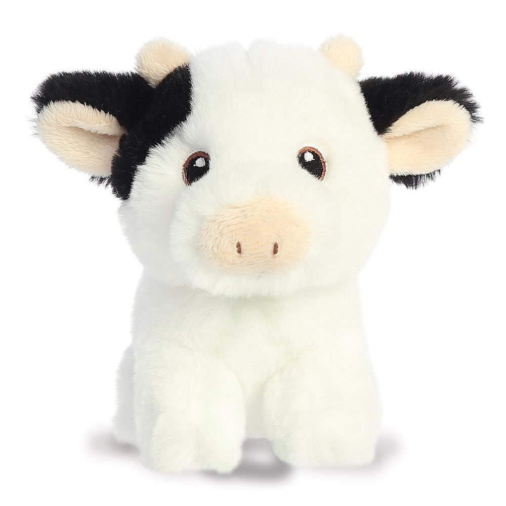 aurora-pluche-koe-zwart-wit-13-cm-knuffeldier-koe-boerderijdieren-knuffel_10347612-1