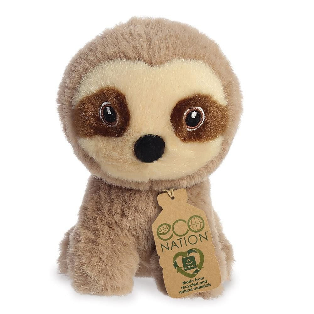 aurora-pluche-dieren-knuffel-luiaard-van-13-cm-knuffeldieren-luiaards-dieren-speelgoed_10347613-1