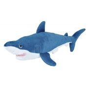 Wild Republic mako haai knuffel - pluche - 30 cm - zeedier - Pluchen speelgoed