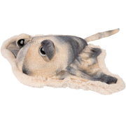 Suki Gifts pijlstaart rog knuffel - pluche - grijs - 21 cm - Pluchen speelgoed