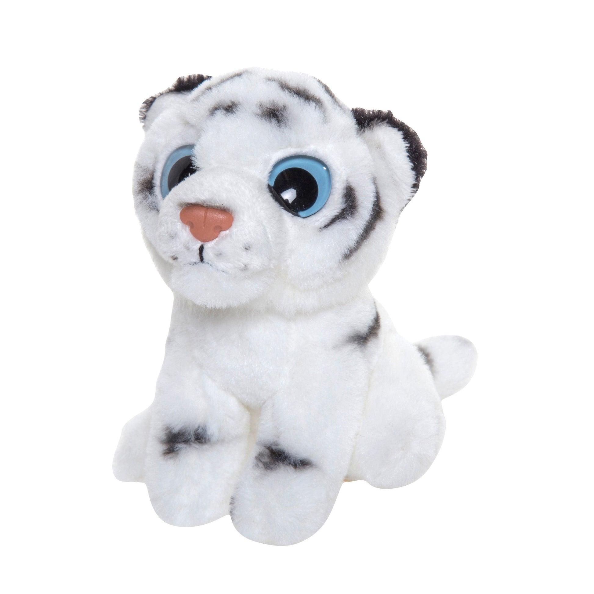 Witte tijger knuffel - pluche - 13 cm - knuffeldier - Pluchen speelgoed