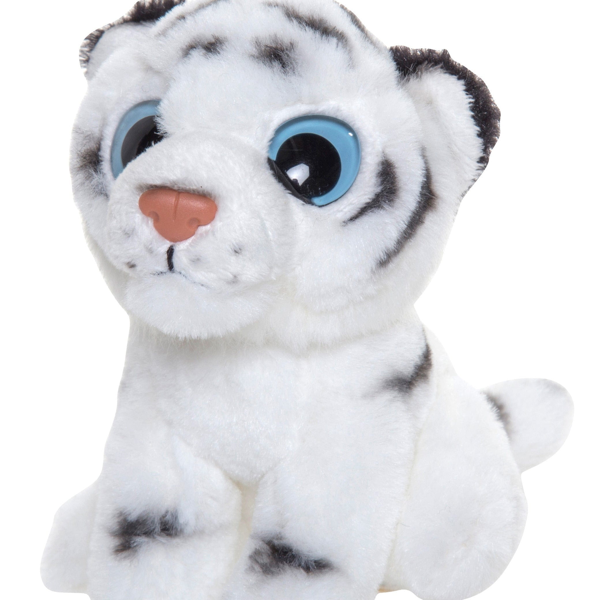 Witte tijger knuffel - pluche - 13 cm - knuffeldier - Pluchen speelgoed