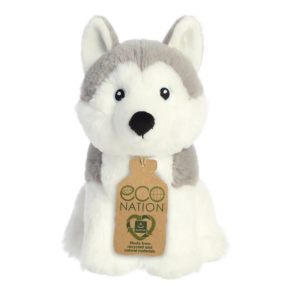 aurora-pluche-husky-hond-eco-nation-knuffel-21-cm_10347618-1