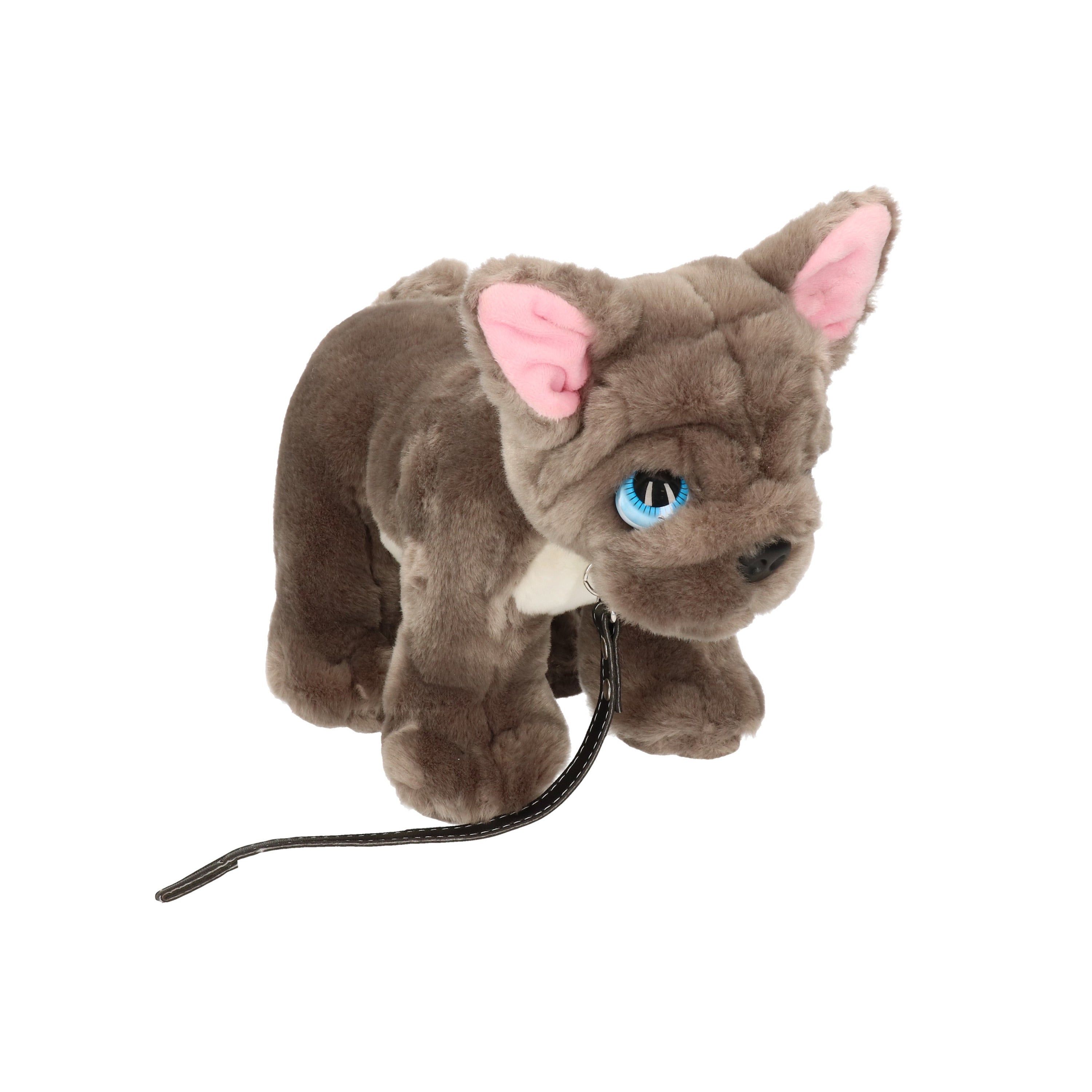 keel-toys-franse-bulldog-knuffel-pluche-30-cm-grijs-wit-met-riem_10313628