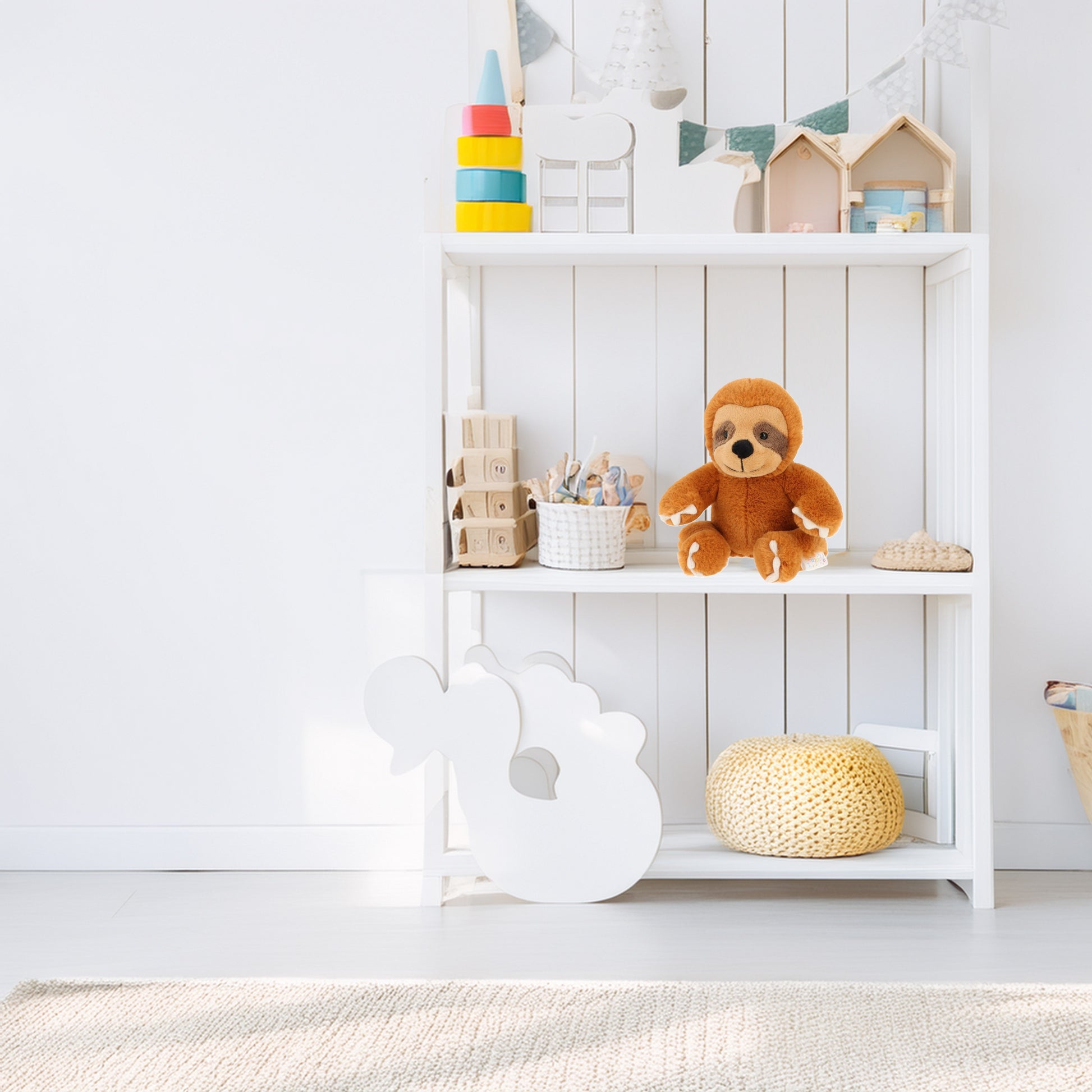 keel-toys-pluche-luiaard-knuffel-14-cm-bruin-bosdieren-jungle-speelgoed-knuffels_10082629-2