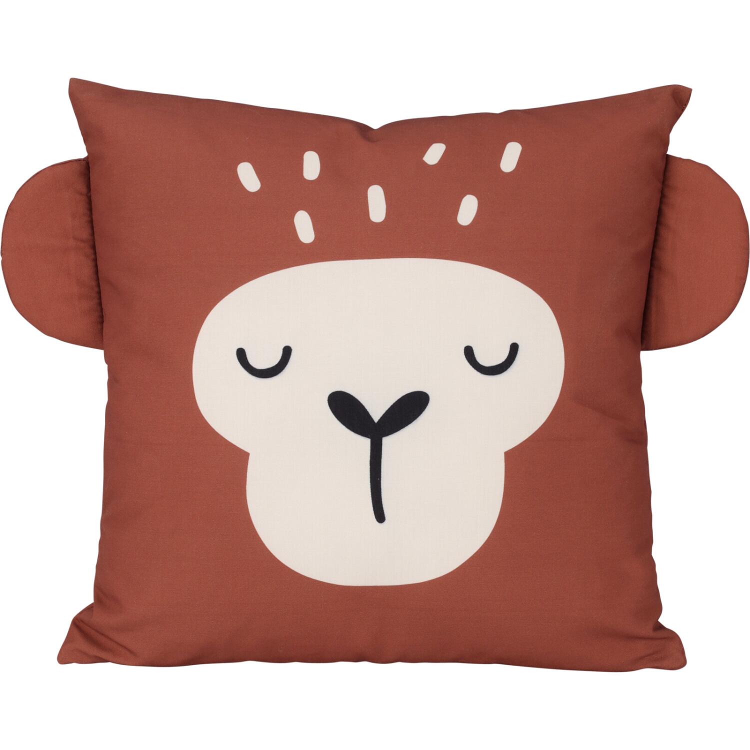 dieren-sierkussen-voor-kinderkamer-aapje-bruin-40-x-40-cm-polyester_10500629
